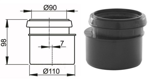 Понижение для скрытой стены GEBERIT 90x110