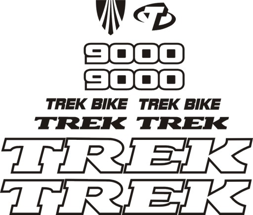 Набор наклеек для велосипеда TREK 9000 3-1C