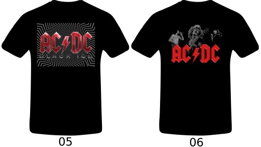 AC/DC T-Shirt Koszulka 32 WZORY !!