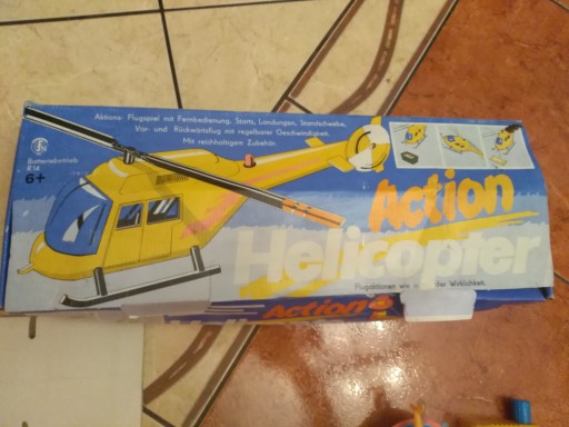 PIKO ACTION HELICOPTER - VINTAGE TOYS RETRO UNIKAT