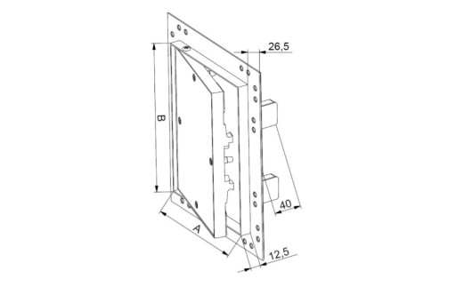 AWENTA ОБЗОР ДВЕРНАЯ МАСКА KRAL 60x60