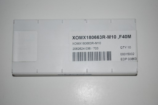 SECO płytka XOMX 180663R M10 F40M -10 szt