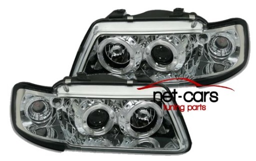 ЛАМПЫ ФАР AUDI A3 S3 8L ANGEL EYES LED C