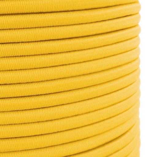 Эластичная верёвка Rubber Expander Резина для брезента, жёлтая, 6мм, 1м