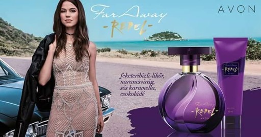 AVON FAR AWAY REBEL EDP 50мл+10+150+СУМКА НАБОР!