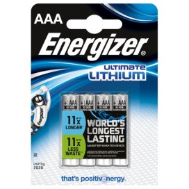 4 x bateria ENERGIZER ULTIMATE LITHIUM AAA LR3 R3