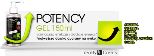 LL POTENCY GEL 150 мл STRONG для эрекции и потенции