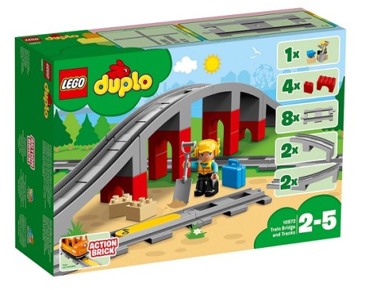 LEGO 10872 DUPLO — ЖЕЛЕЗНОДОРОЖНЫЕ ПУТИ И ВИАДУКТ