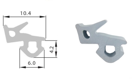 Уплотнители, уплотнитель для окон ПВХ, окна VEKA С-1127А