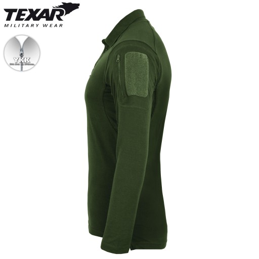 BLUZA WOJSKOWA KOSZULKA POLO Z DŁUGIM RĘKAWEM ELITE PRO TEXAR OLIWKOWA XXL