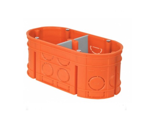 Puszka elektryczna podtynkowa podwójna 2x60mm M2x60F MULTIWALL SIMET