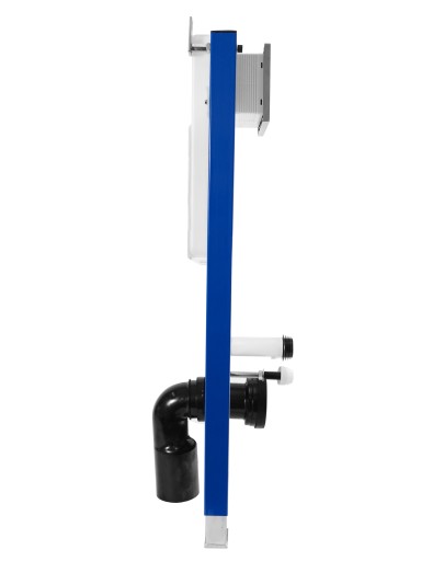 Zestaw 6w1 Slim 9cm Stelaż Podtynkowy WC H Czarny