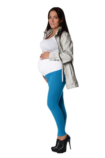LEGGINSY CIĄŻOWE z kieszeniami OCIEPLANE C3Z S/36
