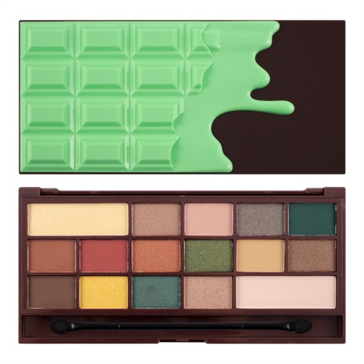 Палетка теней для век MakeUp Revolution Heart Chocolate Mint