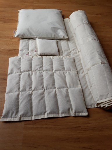 MATERAC GORCZYCOWY Z BURSZTYNEM 125x190 + PODUSZKI