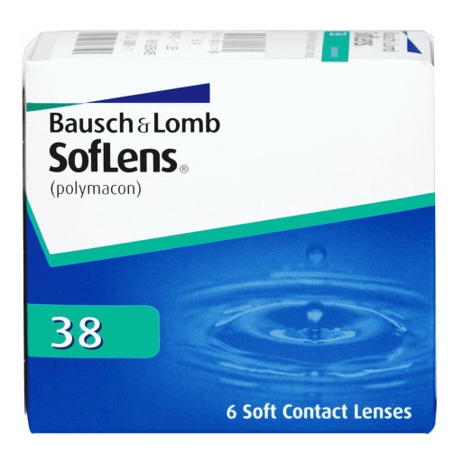 КОНТАКТНЫЕ ЛИНЗЫ Soflens 38 BC 8.4 и 8.7 6шт