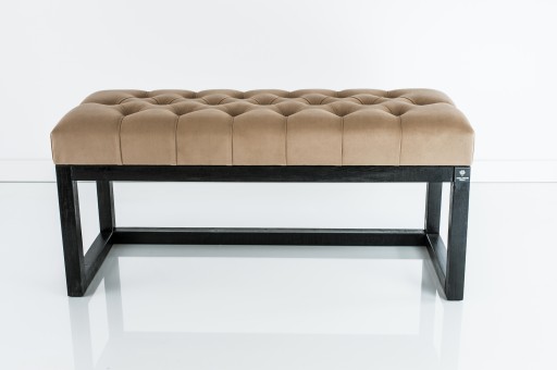 75 Producent Ławka Pikowana Cappuccino EMRA WOOD