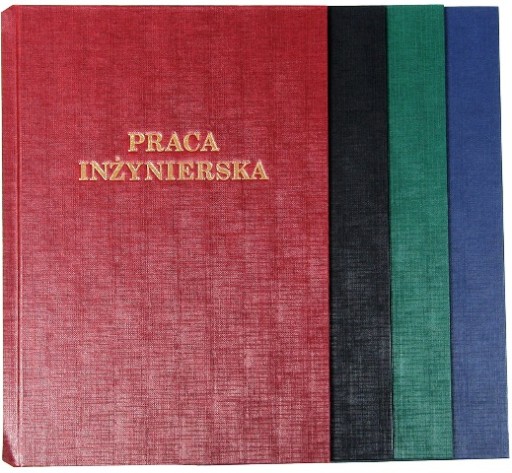 Okładki kanałowe z napisami MetalBind Opus twarde