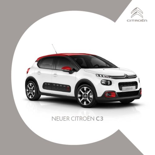 Брошюра Citroen C3 2016 Австрия