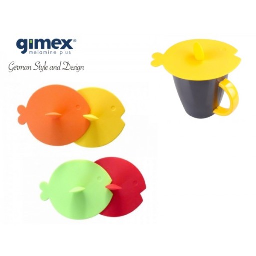 4 силиконовые крышки для меламиновых чашек Gimex.