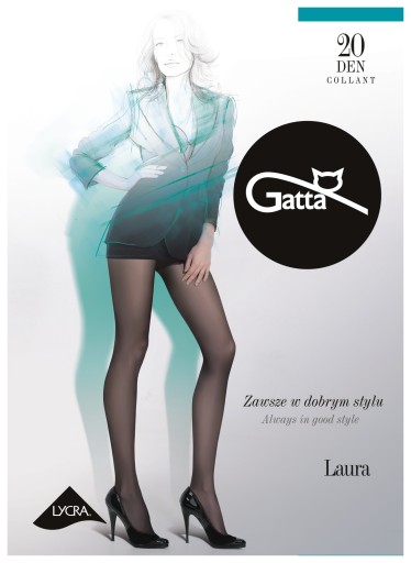 Колготки Gatta Laura классические 20 ден натуральный-4