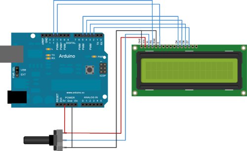 ЖК-дисплей 1602 Желтый 5В HD44780 ARDUINO AVR