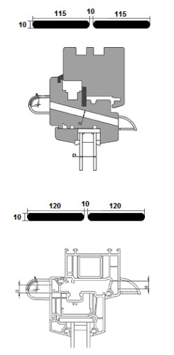 VT -Window Window Diffuser VT 601 светло -коричневый