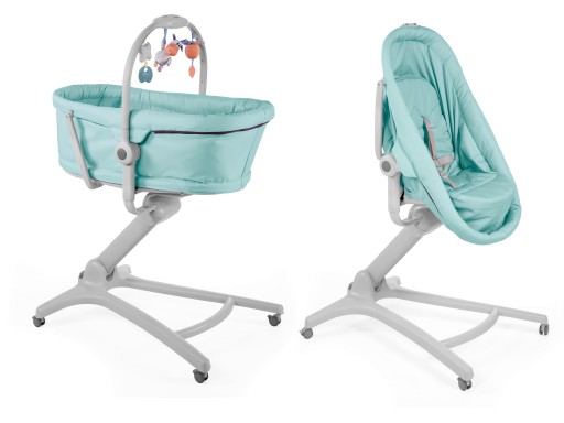 CHICCO BABY HUG 4в1 Детская кроватка, шезлонг, стульчик для кормления