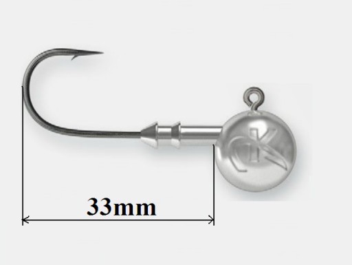 Główka Jigowa Kamatsu hak nr 2/0-3g