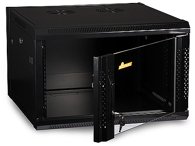 Шкаф RACK 19 футов 6U 600 мм подвесной SIGNAL BLACK