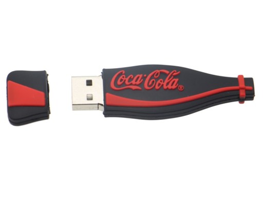 НАКОПИТЕЛЬ 8 ГБ USB-БУТЫЛКА COCA COLA ЧЕРНЫЙ КРАСНЫЙ