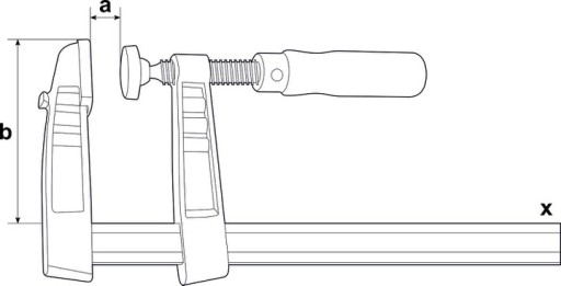 Затяжка винтов. из чугуна, 300х140мм BESSEY