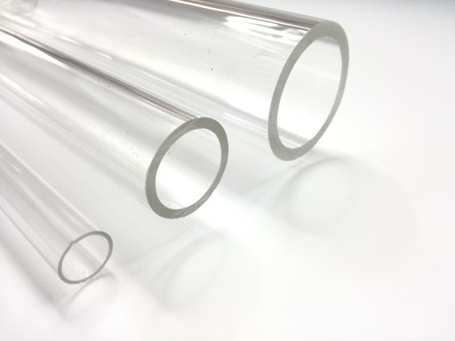 8/4 PLEXI TUBE бесцветный PMMA оргстекло 1 метр 8/2 мм