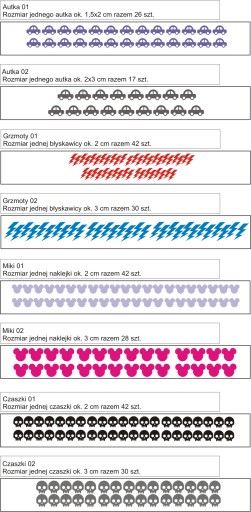 Naklejki na rowerek rower hulajnogę jeździk