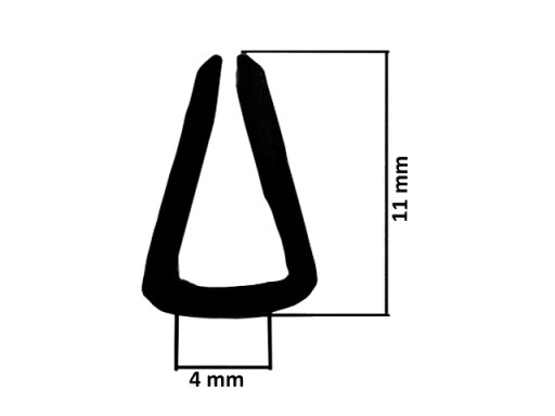 S583 ПРОКЛАДКА ДЛЯ КРАЯ 4x11 мм