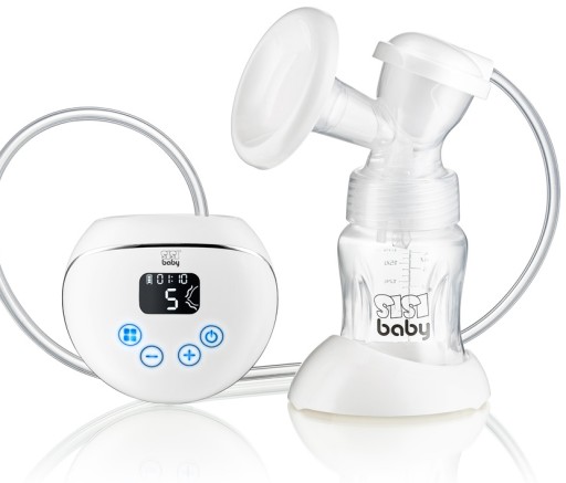 Молокоотсос SisiBaby ELECTRIC, 5 фаз, резьба для Avent