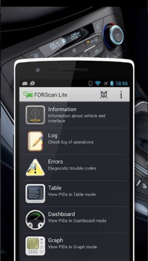 FORScan FORD диагностический интерфейс для смартфона