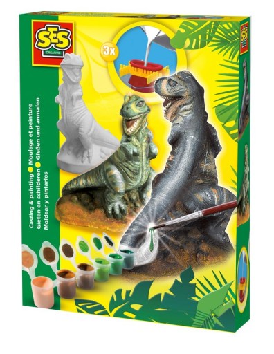 T-REX dinozaur odlew gipsowy figurka SES 01283