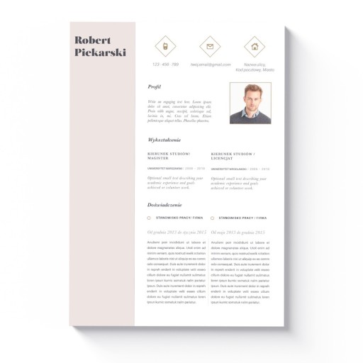 КЛАССИЧЕСКИЙ ШАБЛОН РЕЗЮМЕ + СОВЕРШИТЕЛЬНОЕ ПИСЬМО MS WORD