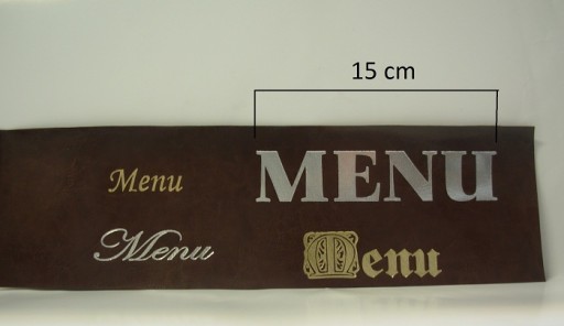 OKŁADKA MENU, OKŁADKI MENU , KARTY DAŃ, A4,MENU