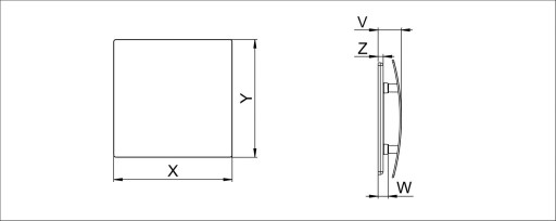 AWENTA PANEL ESCUDO PEH100 chrom SYSTEM+