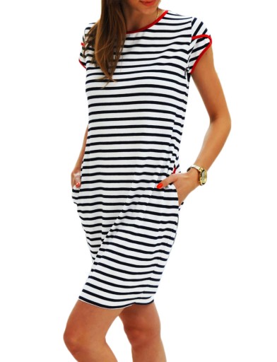 Mikos*Tunic Stripes платье с отдельными карманами l