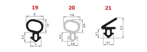 Уплотнитель для окон Оконные уплотнители VEKA COMPLET s-1127 s1126