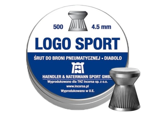 Пули диаболо 4,5 мм H&N Logo Sport 500 шт.