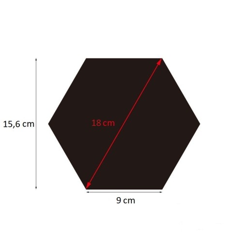 Набор из 8 штук Honeycomb 18 см HEXagon