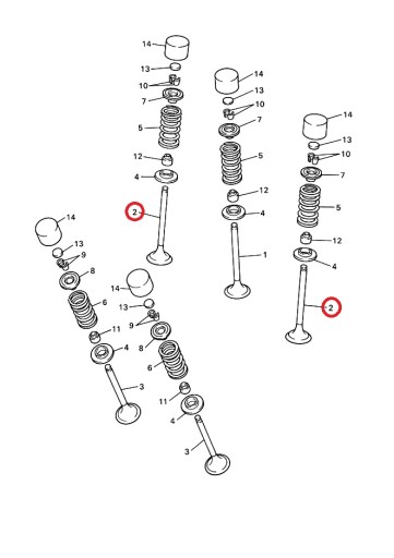 ZAWÓR SSĄCY TYTAN YAMAHA YFZ 450 / 450 R OEM