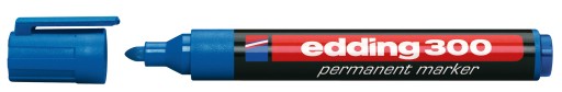 Перманентный маркер EDDING 300 BLUE круглый x3