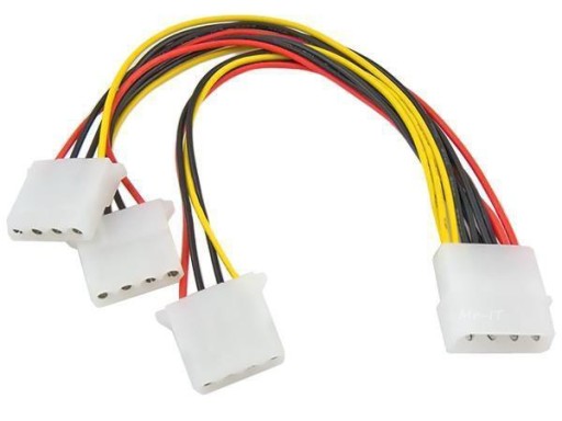 РАЗВЕТВИТЕЛЬ ПИТАНИЯ MOLEX на 5 разъемов SATA