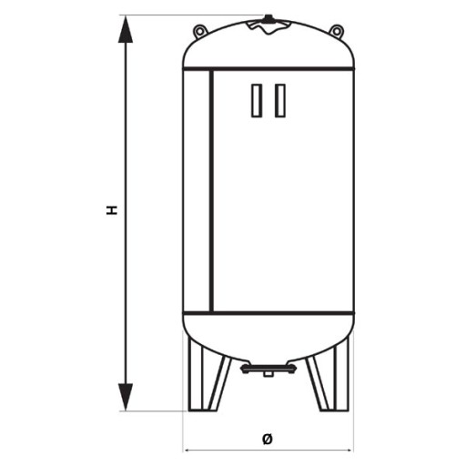 FERRO SO300S Солнечная емкость 300 л 10/2,5 бара