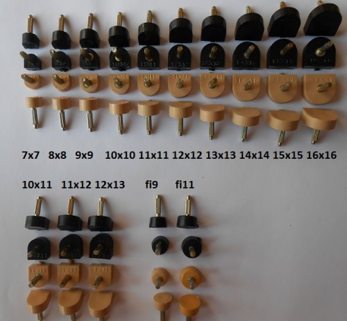Fleki Fleczki MARKOWE bolec metal2,9mm okrągłe fi9